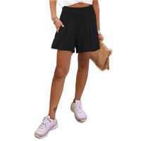 Damen Tägliche Mode Einfarbige Shorts Patchwork-freizeit Hosen main image 3