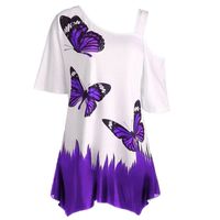Unisex T-shirt Short Sleeve T-shirts Printing Fashion Butterfly main image 5