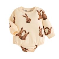 Fashion Rabbit Cotton Polyester Baby Rompers main image 5