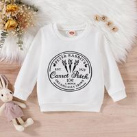 Easter Fashion Rabbit Letter Cotton Polyester Hoodies & Sweaters sku image 2