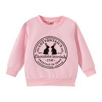 Easter Fashion Rabbit Letter Cotton Polyester Hoodies & Sweaters main image 4