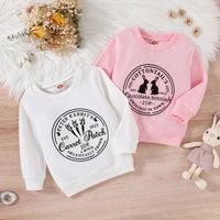 Easter Fashion Rabbit Letter Cotton Polyester Hoodies & Sweaters main image 1