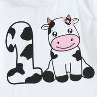 Cute Cows Girls Clothing Sets main image 4