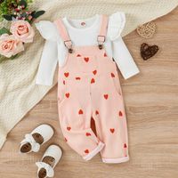 Cute Heart Shape Cotton Polyester Jumpsuits main image 6