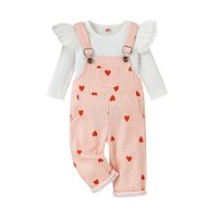 Cute Heart Shape Cotton Polyester Jumpsuits main image 2