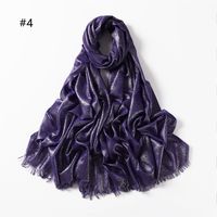 Women's Fashion Solid Color Rayon Cotton Linen Scarves sku image 4