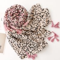 Women's Fashion Leopard Polyester Printing Winter Scarves main image 2