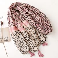 Women's Fashion Leopard Polyester Printing Winter Scarves main image 4