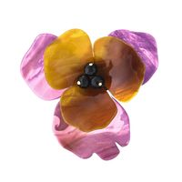Modern Style Flower Arylic Women's Brooches main image 2