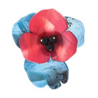 Modern Style Flower Arylic Women's Brooches sku image 3