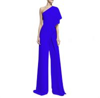 Women's Daily Sexy Solid Color Full Length Ruffles Casual Pants Jumpsuits main image 3