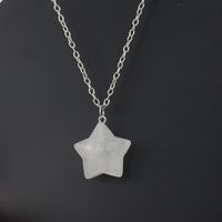 Simple Style Star Crystal Handmade Pendant Necklace 1 Piece sku image 7