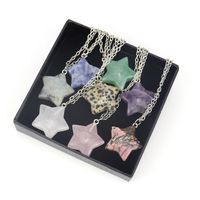 Simple Style Star Crystal Handmade Pendant Necklace 1 Piece main image 4