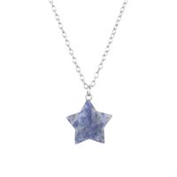 Simple Style Star Crystal Handmade Pendant Necklace 1 Piece sku image 6