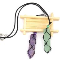 Ethnischer Stil Geometrisch Achat Stricken Halskette Mit Anhänger 1 Stück main image 5