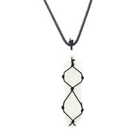 Ethnischer Stil Geometrisch Achat Stricken Halskette Mit Anhänger 1 Stück sku image 2