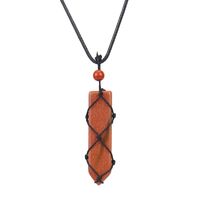 Ethnischer Stil Geometrisch Achat Stricken Halskette Mit Anhänger 1 Stück sku image 5