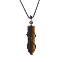 Ethnischer Stil Geometrisch Achat Stricken Halskette Mit Anhänger 1 Stück sku image 7