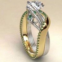 Fashion Geometric Alloy Inlay Artificial Gemstones Women's Rings main image 1