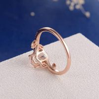 Fashion Flower Alloy Inlay Artificial Gemstones Women's Rings main image 2
