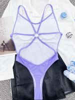 Women's Fashion Solid Color Nylon One Pieces main image 4
