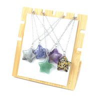 Simple Style Star Crystal Handmade Pendant Necklace 1 Piece main image 3