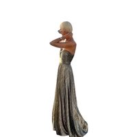 Women's Regular Dress Elegant Strapless Zipper Backless Sleeveless Solid Color Maxi Long Dress Daily main image 3