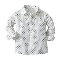 Casual Round Dots Cotton T-shirts & Shirts sku image 2