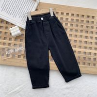 Casual Solid Color Cotton Boys Pants sku image 9