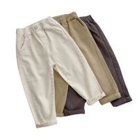Casual Solid Color Cotton Boys Pants main image 2