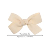 Fashion Bow Knot Cloth Polyester Rib Hair Clip 1 Piece main image 4