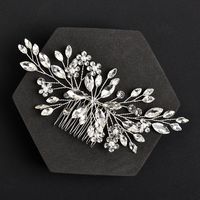 Feenhafter Stil Geometrisch Metall Inlay Künstlicher Kristall Haarkämme sku image 1