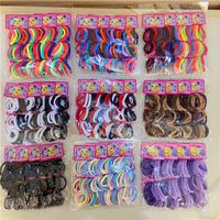Basic Solid Color Nylon Hair Tie main image 1