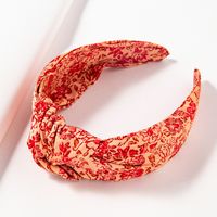 Fashion Geometric Cloth Printing Hair Band sku image 2