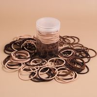 Basic Solid Color Cloth Rubber Band main image 4