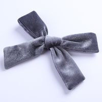 Fashion Bow Knot Flannel Hair Clip sku image 6