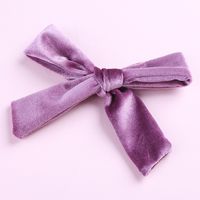 Fashion Bow Knot Flannel Hair Clip sku image 2