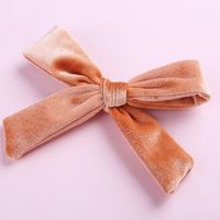 Fashion Bow Knot Flannel Hair Clip sku image 3