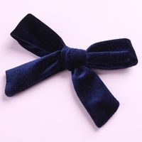 Fashion Bow Knot Flannel Hair Clip sku image 9