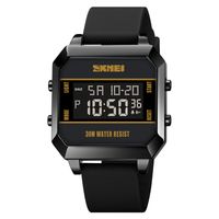 Sports Geometric Buckle Electronic Men's Watches sku image 3
