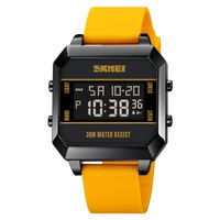 Sports Geometric Buckle Electronic Men's Watches sku image 1