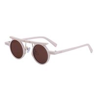 Simple Style Solid Color Pc Round Frame Full Frame Men's Sunglasses sku image 6
