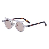 Einfacher Stil Einfarbig Pc Runder Rahmen Vollbild Männer Sonnenbrille main image 5