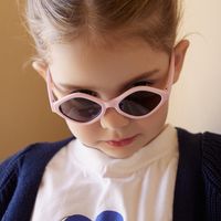 Cute Solid Color Tac Square Full Frame Kids Sunglasses main image 2