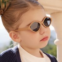 Cute Solid Color Tac Square Full Frame Kids Sunglasses main image 1