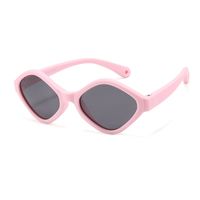 Cute Solid Color Tac Square Full Frame Kids Sunglasses sku image 7