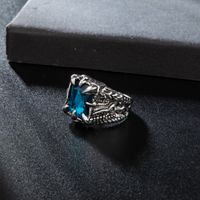 1 Piece Fashion Dragon Claw Alloy Plating Zircon Men's Rings sku image 12