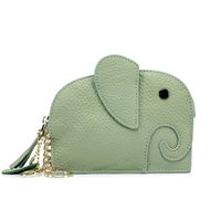 Women's Animal Leather Zipper Coin Purses sku image 2