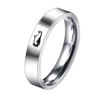 Fashion Penguin Stainless Steel Rings 1 Piece sku image 8