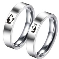 Fashion Penguin Stainless Steel Rings 1 Piece main image 1